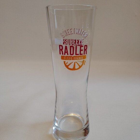 FUN AMSTERDAM BREWERY PINT GLASS Sweet Water Squeeze Radler Blood Orange - Picture 1 of 7